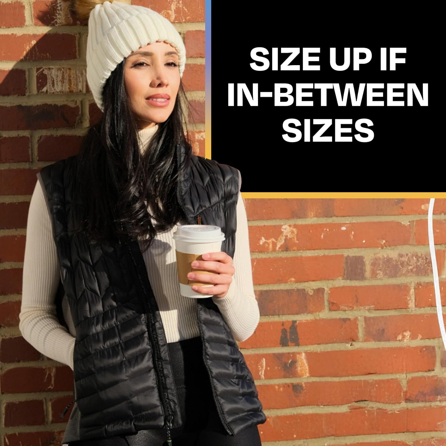 PYVOT Women’s Spark Weighted Quilted Vest, Weighted Blanket Inspired Clothing for Sensory Issues