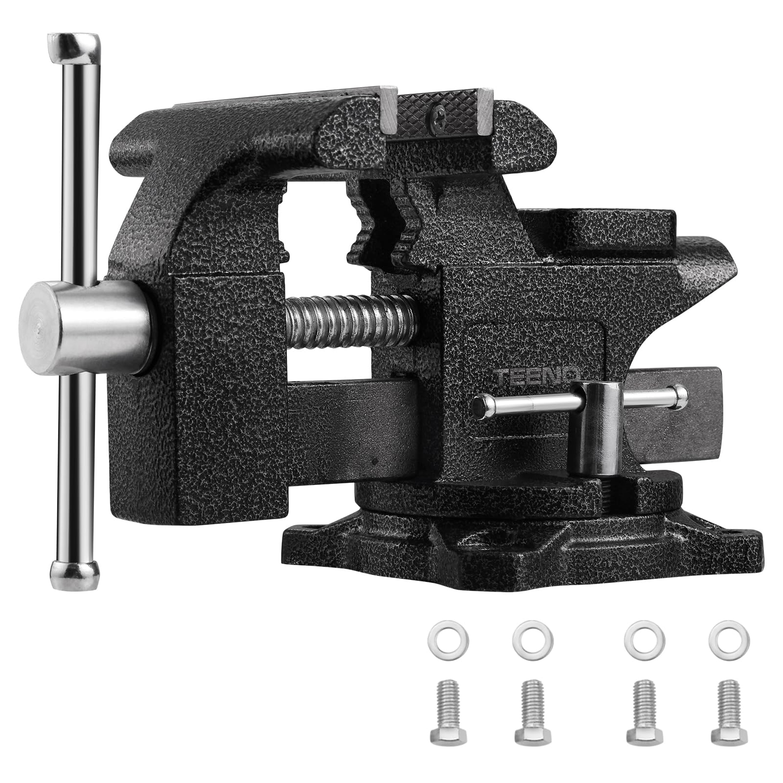 TEENO Vice 4.5" 4.5kg 113mm Heavy Duty Vice Clamping Force 2000kg