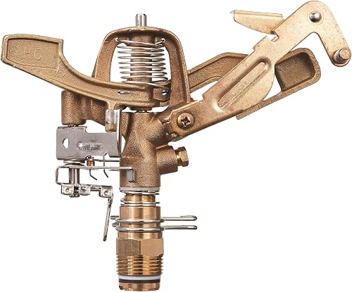 Brass Impact Sprinkler Head, Dual Nozzle, 3/4 in. MPT - 55016