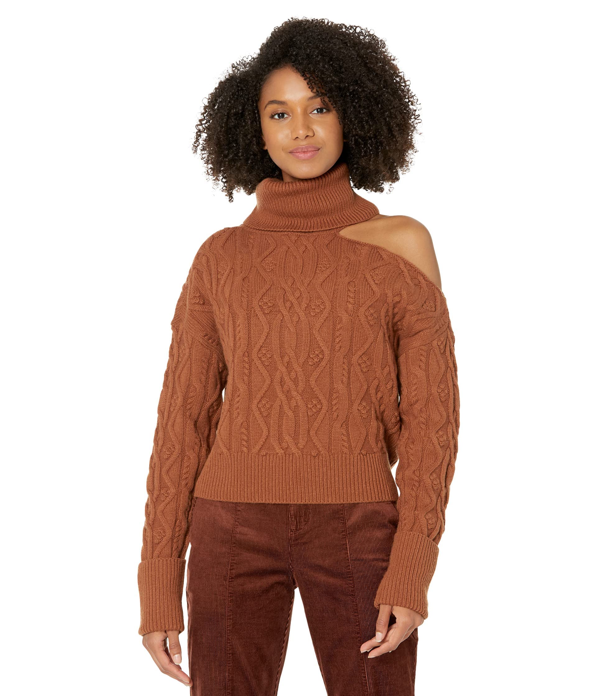 Shoulder Turtleneck Paige One Shoulder Sweater Paige Raundi