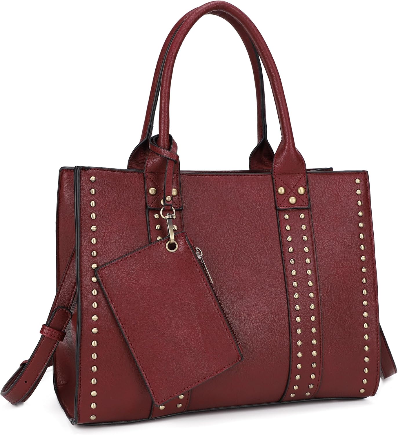 JESSIE & JAMES Concealed Carry Satchel Purse, Top Handle CCW Handbag with Shoulder Strap