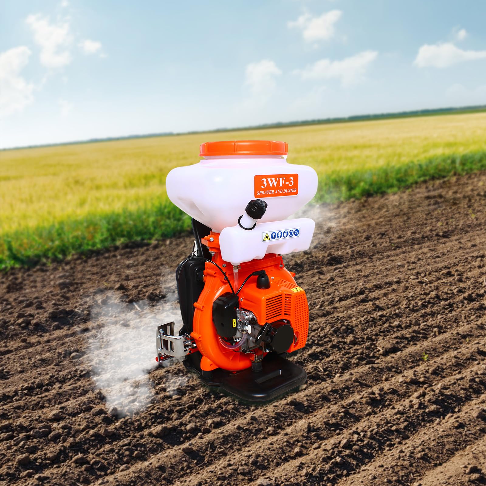 Pulverizadores de gasolina, pulverizadores de gasolina, pulverizadores a presión, dispositivos de pulverización a presión en aerosol, rellenables, pesticidas, desinfectantes, aceites básicos