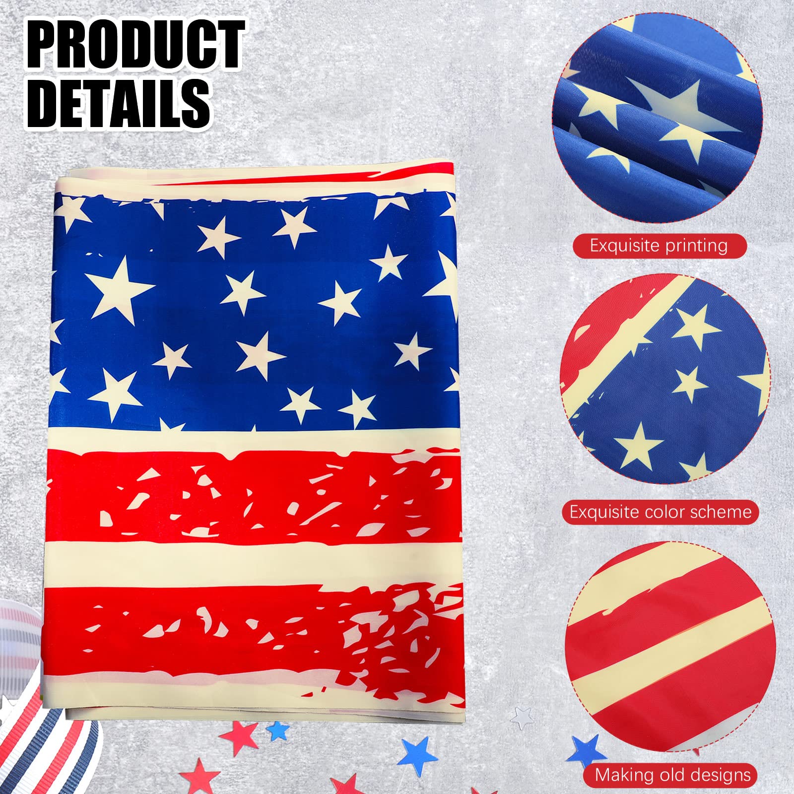 米軍実物品、ＢＩＧサイズ⁂レア/ アメリカ国旗【在日米軍放出品】 売りきり] 米軍実物 アメリカ国旗 星条旗パッチ フルカラー 右星