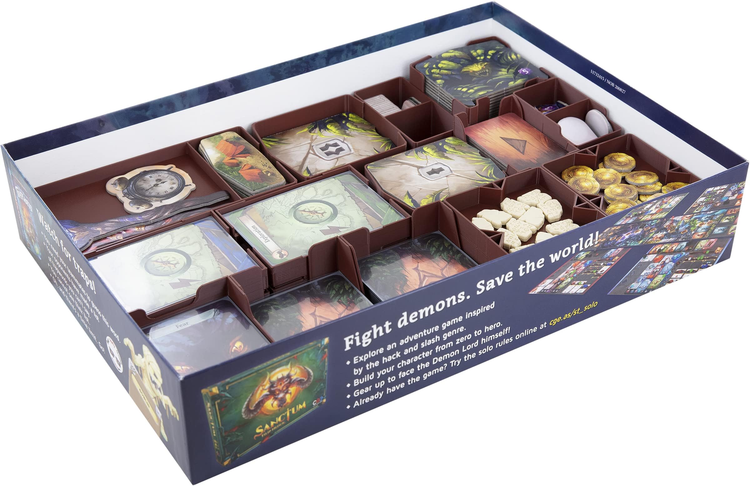 Organizer compatible with The Lost Ruins of Arnak - core game box