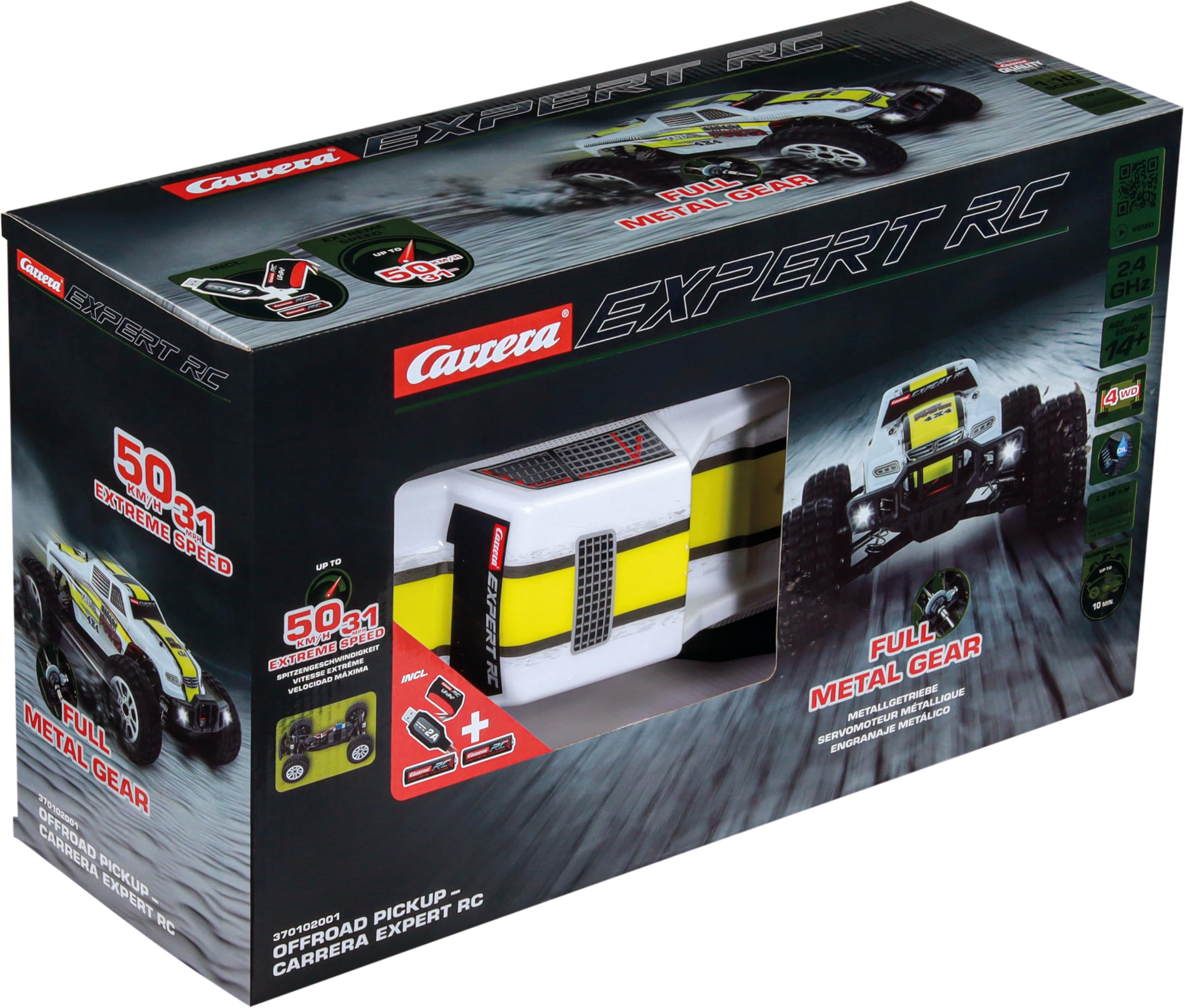 Carrera - 370102001-2,4GHz Offroad Expert RC