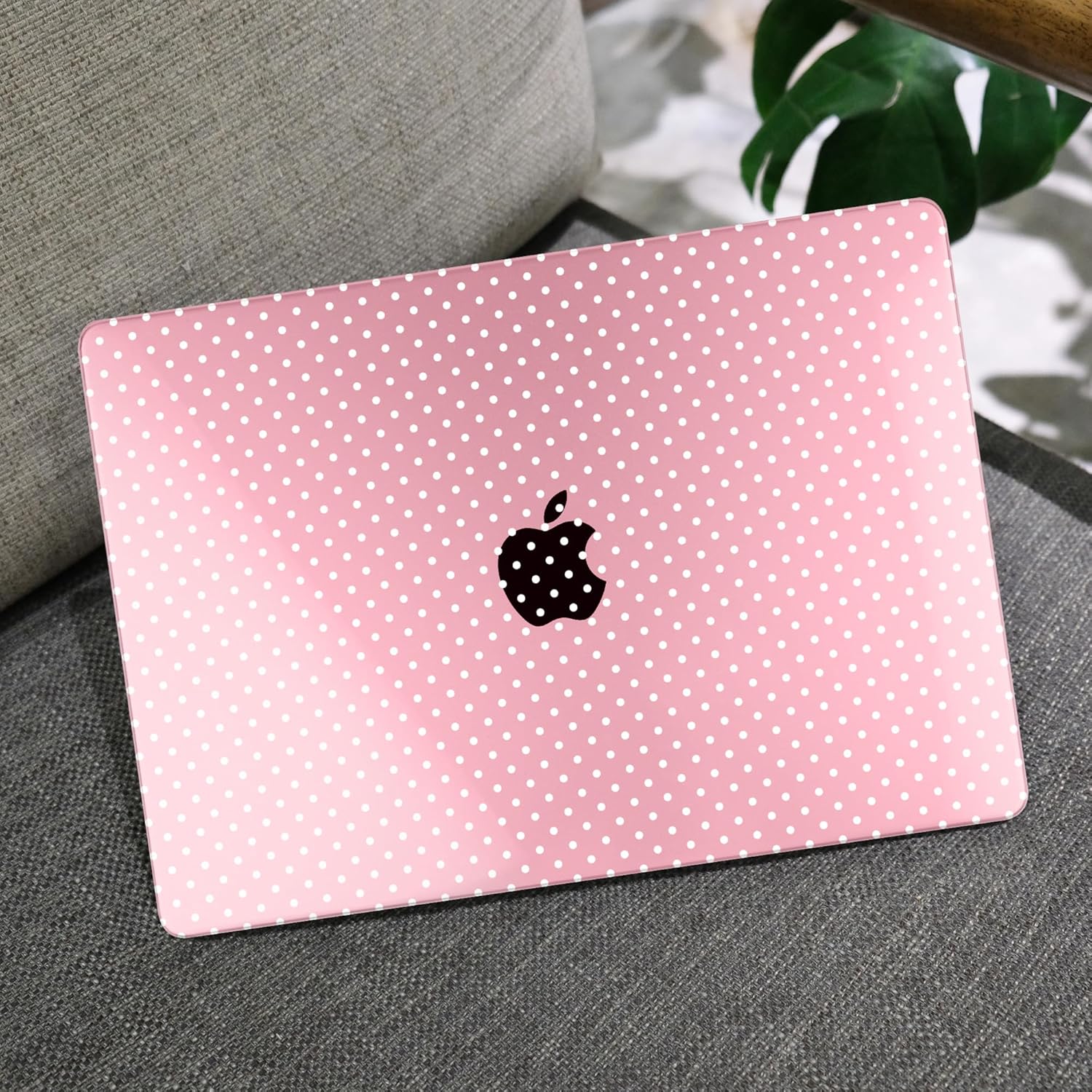 MEEgoodo Case for M5/M4/M3/M2 MacBook Air 13.6 inch Case 2026 2025 2024 2022, Fit Model A3449/A3240/A3113/A2681, Laptop Hard Shell Compatible with MacBook Air 13 inch, Cherry Blossom Pink&Polka Dots