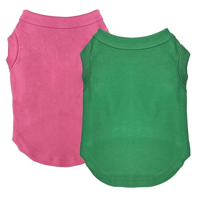 Izefia Dos Camisas para Perros, Dos Camisas para Perros, Dos Camisetas para Cachorros