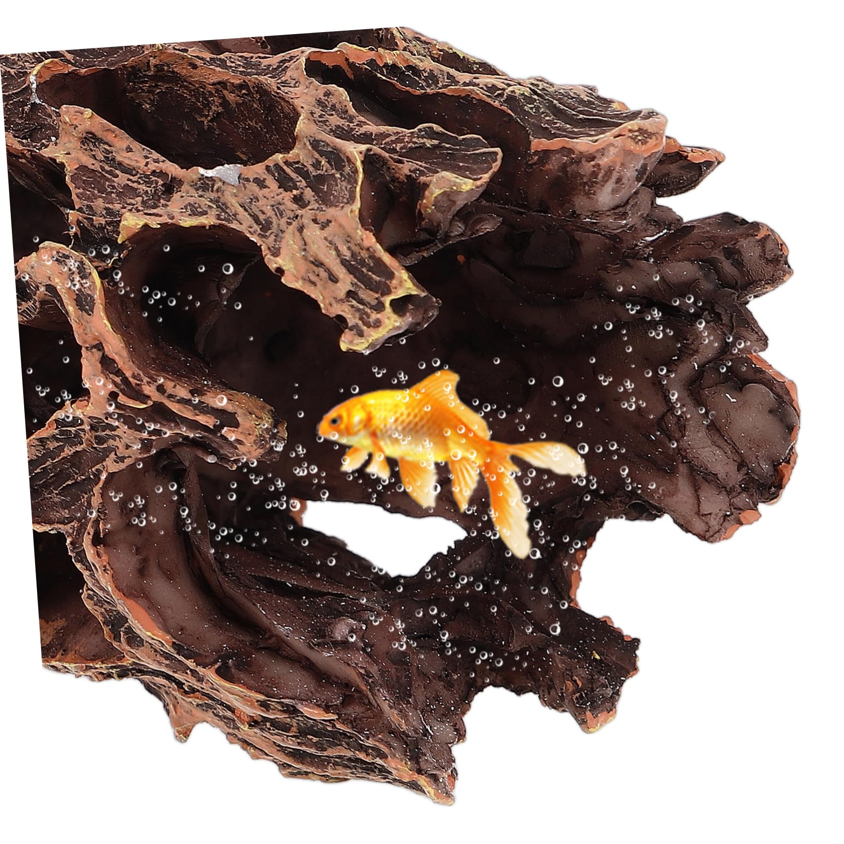 Yardwe 5 Piezas Decoración del Acuario Escondite del Acuario Cueva De Peces Suministros para Peceras Decoración del Paisaje del Tanque De Peces Accesorios De Peces Vivos Animal Resina