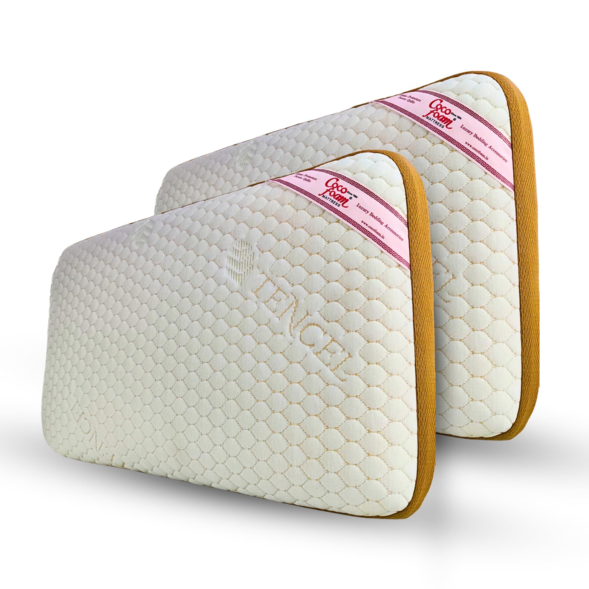 COCOFOAM Ultra-Soft Latex Pillow | Premium Pillow | Soft, Supportive | Breathable Design | Neck & Back Support | 24x14x4 in | Washable Cover | Side, Back, Stomach Sleepers-image-15