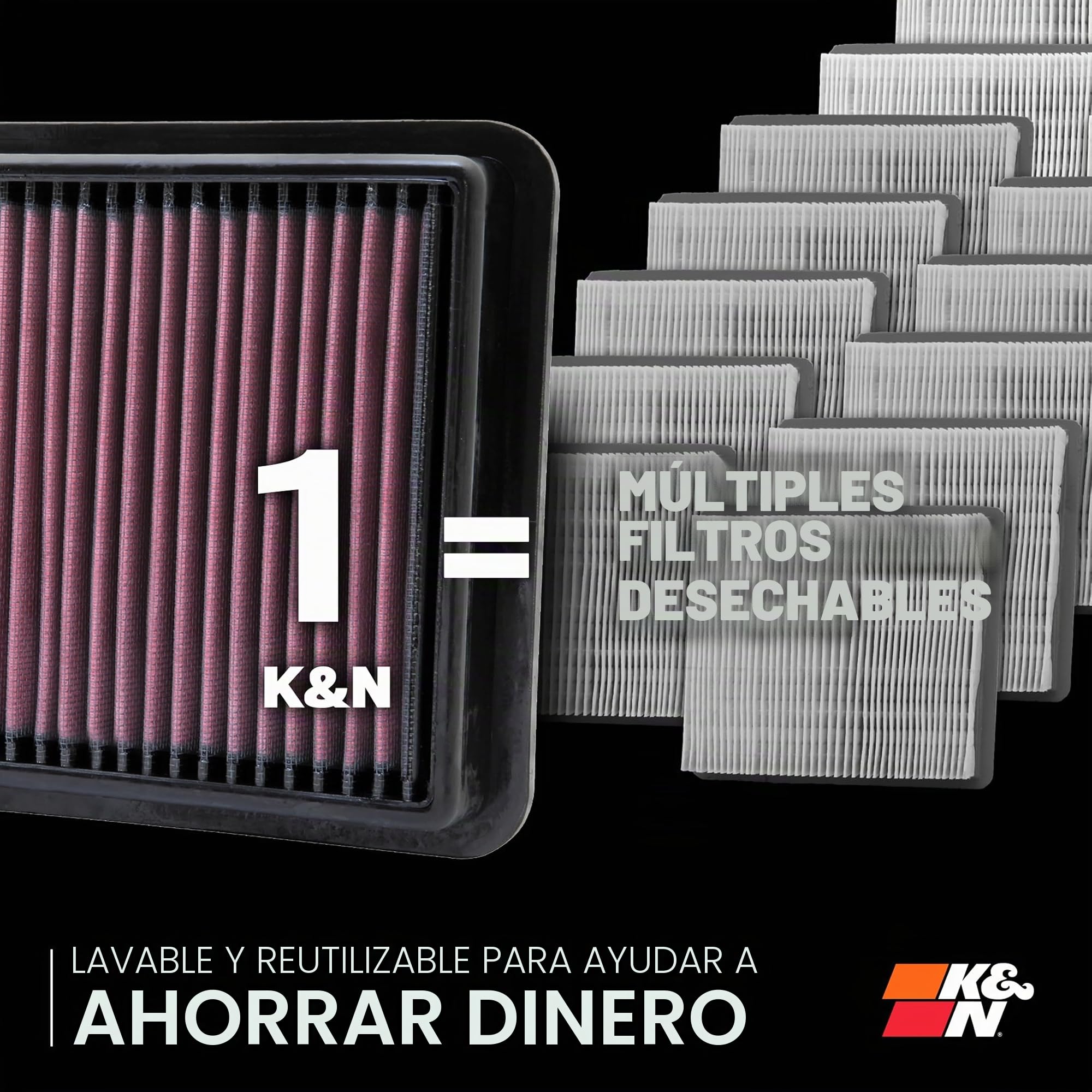 K&N 33-2233 Filtro de Aire Coche