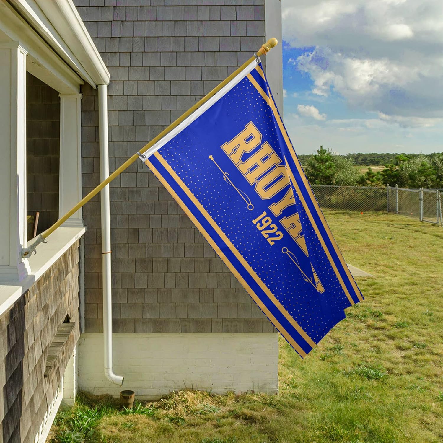 BBGreek Sigma Gamma Rho Sorority Paraphernalia - Rhoyalty - 3 x 5 Feet Large Wall Flag/Banner - Dorm Room Wall Decor - SGRho - Official Vendor