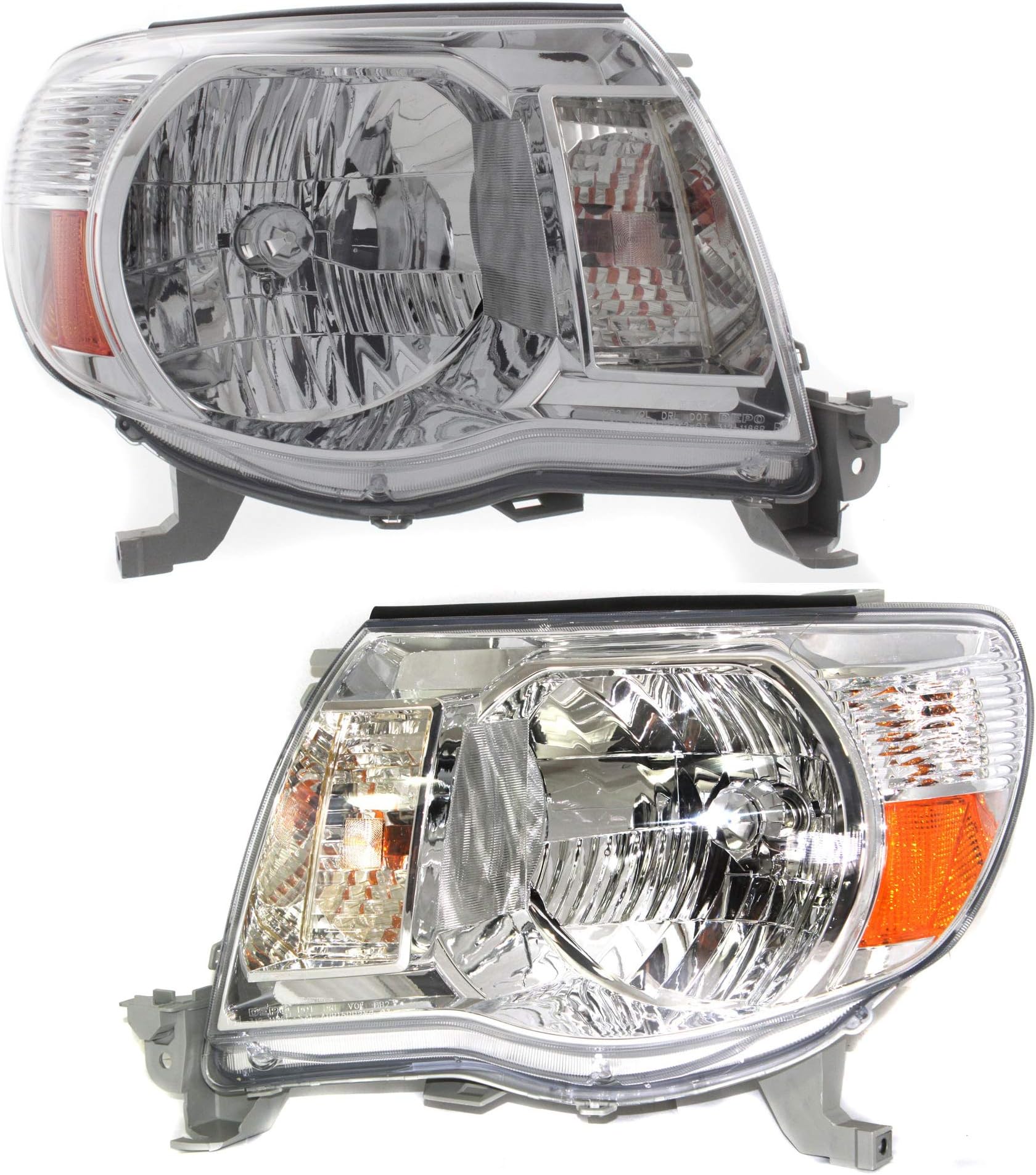Amazon.com: Evan Fischer Driver and Passenger Side Headlight for Toyota ...