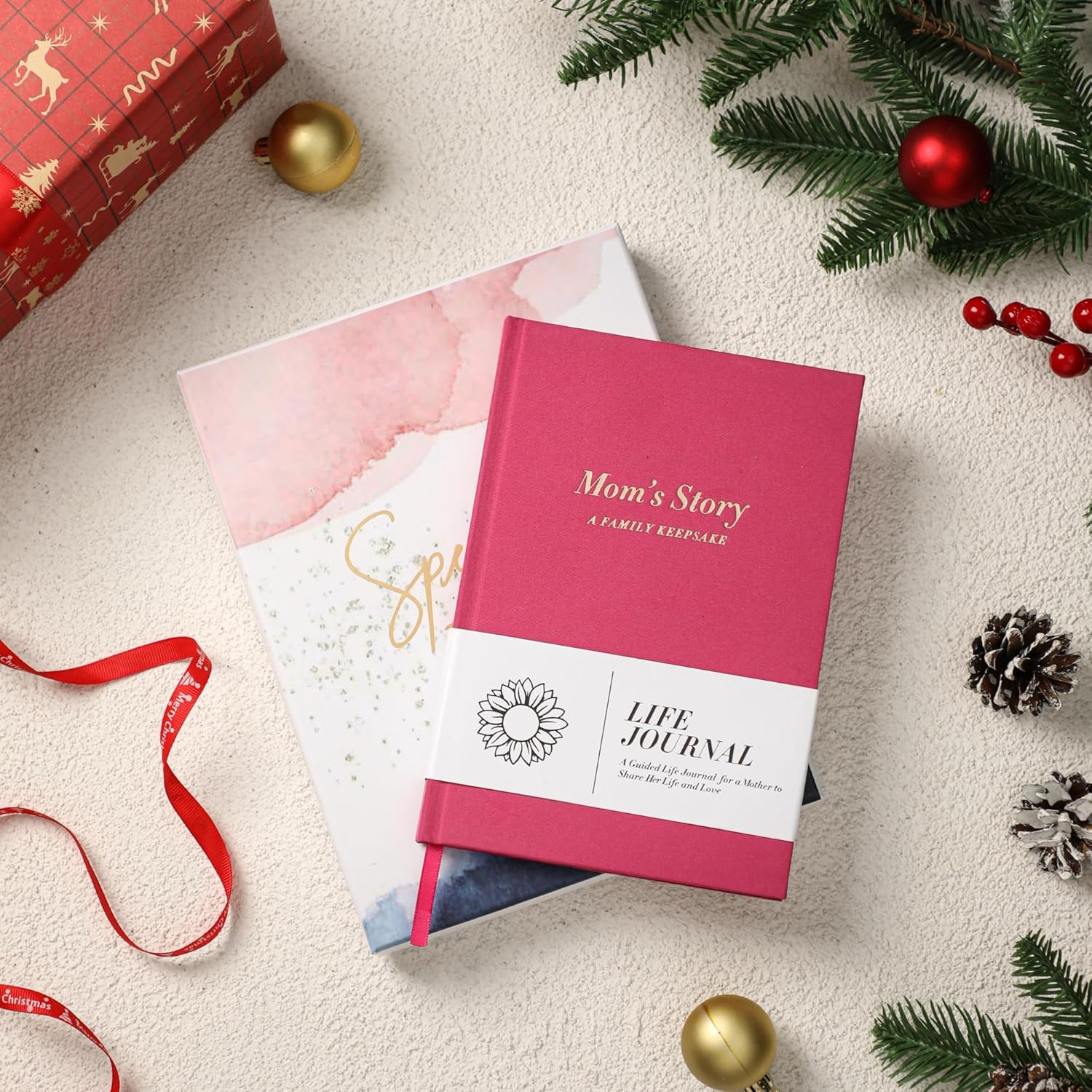 Mom Book To Fill Out, Mom's Life Story Journal, Heirloom Books for Parents, Meaningful Keepsake Gifts for Mom from Daughter and Son for Mother's Day, Birthday, and Christmas - Image 2