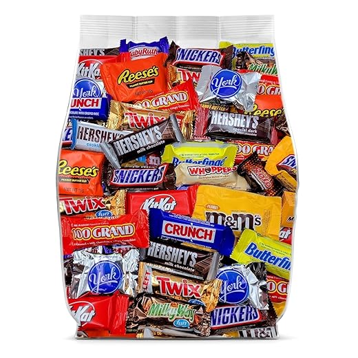 Bulk Chocolate Candy Variety Pack - 2lb Bulk Candy Individually Wrapped - Assorted Chocolate Candy for Goodie Bags, Pinatas, Party Favors, and Office Snacks - 2 Pounds