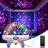YACHANCE Kids Sound Machine with Night Light Projector,29 Soothing Sounds Baby Night Light Star Projector for Kids Room,White Noise Machine for Baby Sleeping Soother,Nursery Lamp,Bedroom Decor