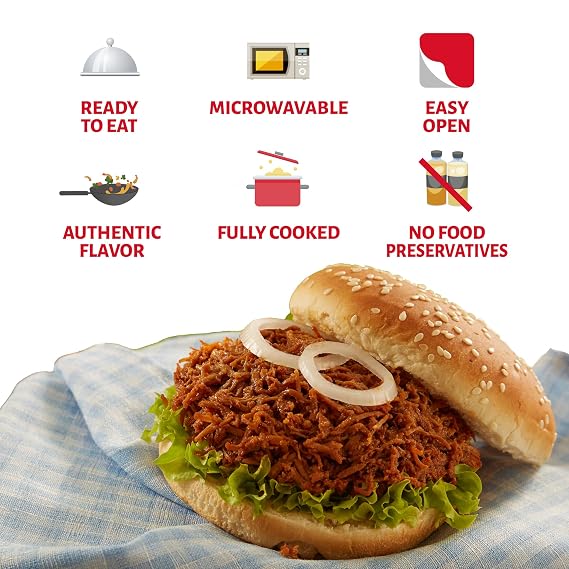 Chata Mexican Turkey Chilorio, Shredded Seasoned Turkey, 8 oz