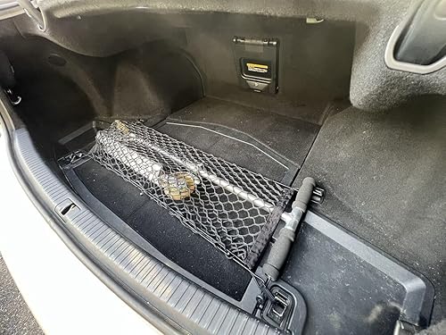 Miniatura 9 de Red de carga organizadora de maletero para Lexus IS250 300 350 2006-2023 – Red de carga estilo piso para sedán – Organizador de maletero de coche de