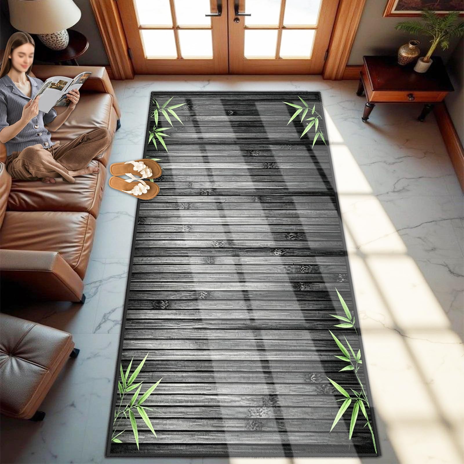 Tapis de cuisine devant évier antidérapant et absorbant