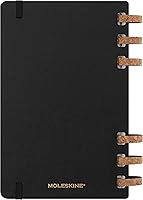 Vista 2 de Moleskine Agenda académica en espiral 2024, 12M, grande, negro, tapa dura (5 x 8.25)