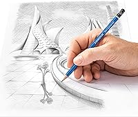 Vista 4 de Staedtler Mars Lumograph - Lápiz de dibujo de grafito 8H, duro, resistente a la rotura, 12 unidades, 100-8H