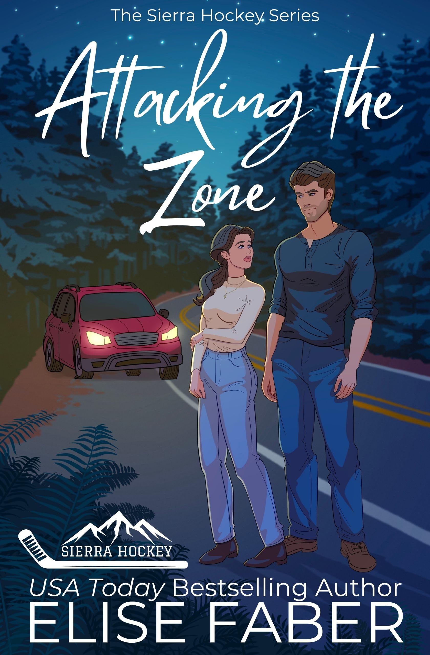 Attacking the Zone (Sierra Hockey Book 5)
