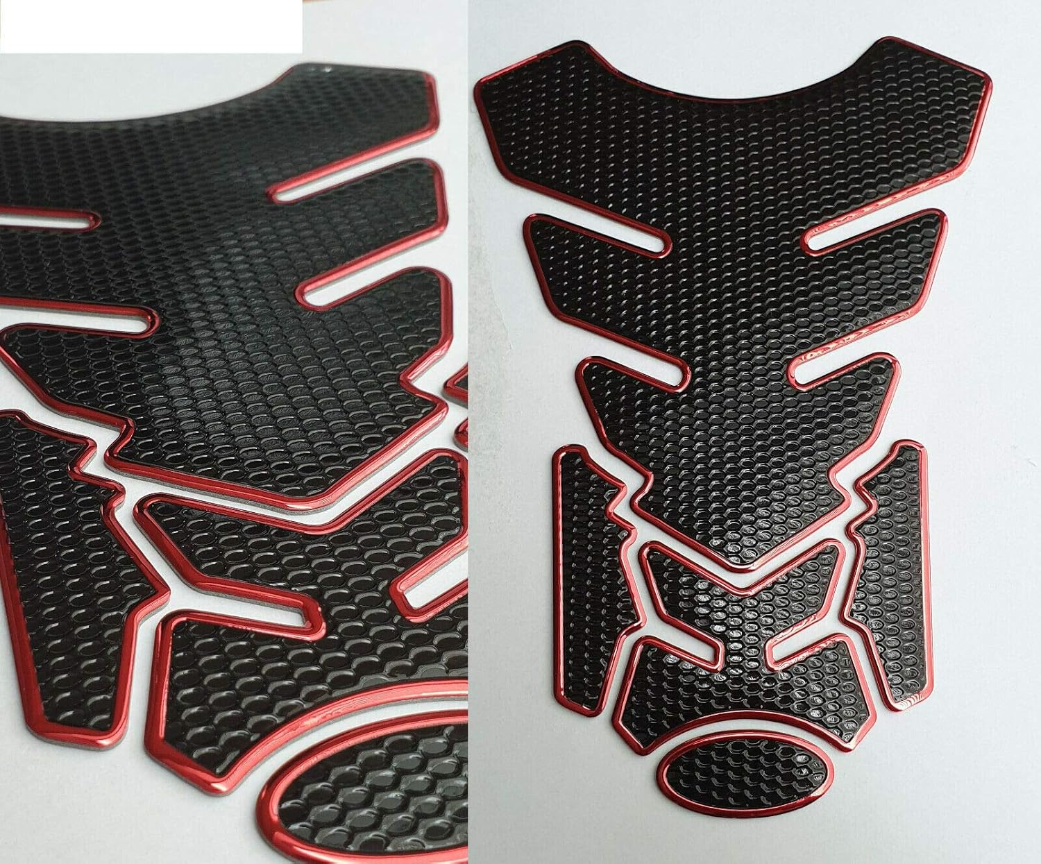 Tank Pad Motorcycle ZigZag Red Amazon.de Automotive