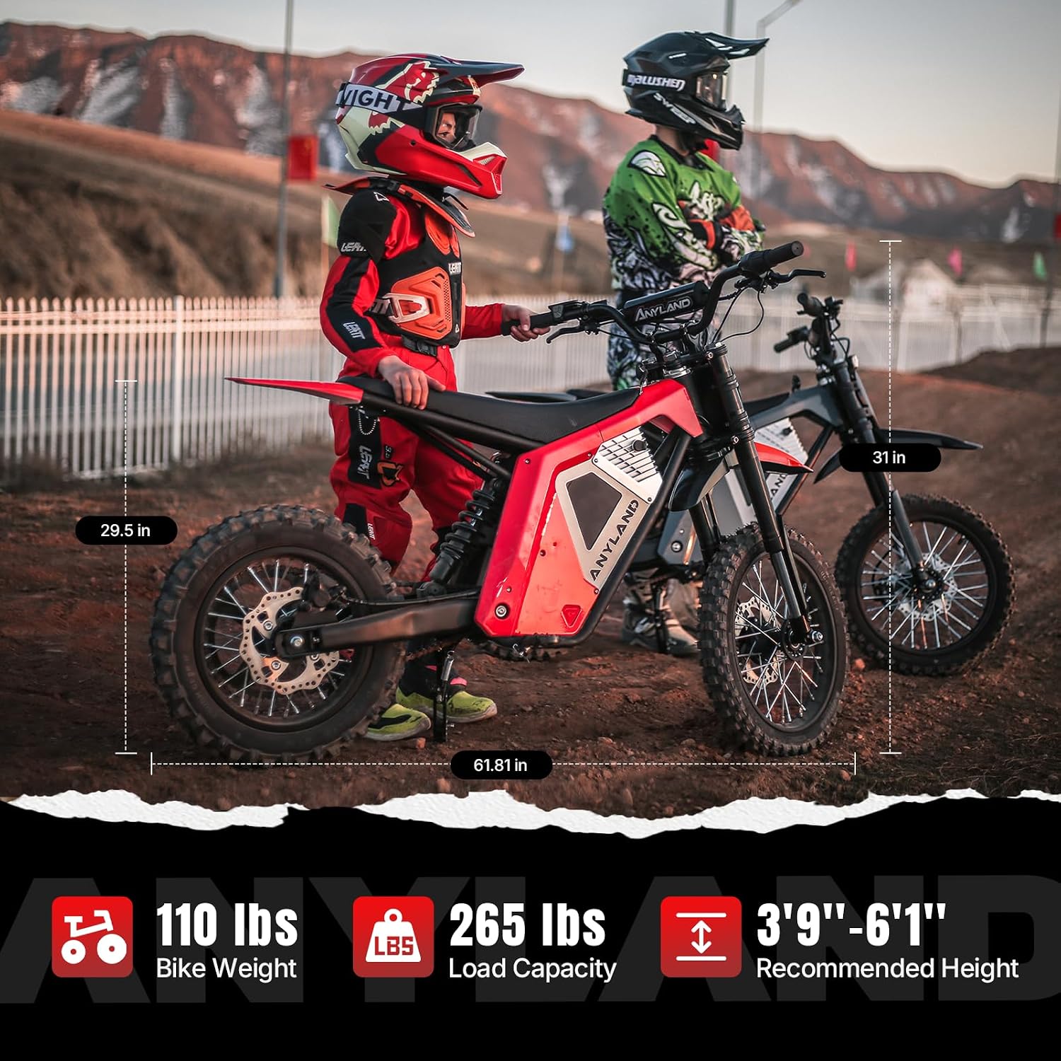 Rev Pro Electric Dirt Bike with Safety Wheelie-Assistant Controller, 3000W Electric Motorcycle for Adults, E Dirt Bike with Hydraulic Brakes, Mountain Off-Road Ebike (Red)