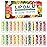 DMSKY Natural Lip Balm Bulk 24 Pack, Moisturizing Lip Balm with Vitamin E and Coconut Oil, Lip Care Product for Chapped Lips-12 Flavors