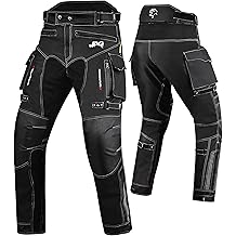 JAG Motorcycle Protective Pants - Dual Sport Motocross Pants, with Armor Impact Protection & Water Resistant Cordura Fabric