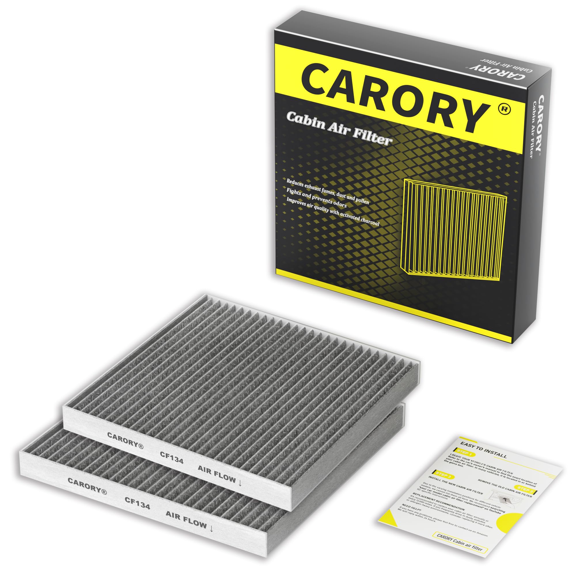 Carory CF134 2 Pack Cabin Air Filter