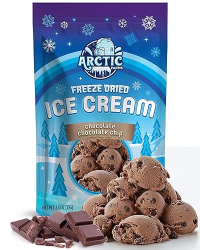 Miniatura 374 de Arctic Farms Brocas de helado liofilizadas empaquetadas y en caja, no se derrite (mezcla napolitana, 2.5 onzas)