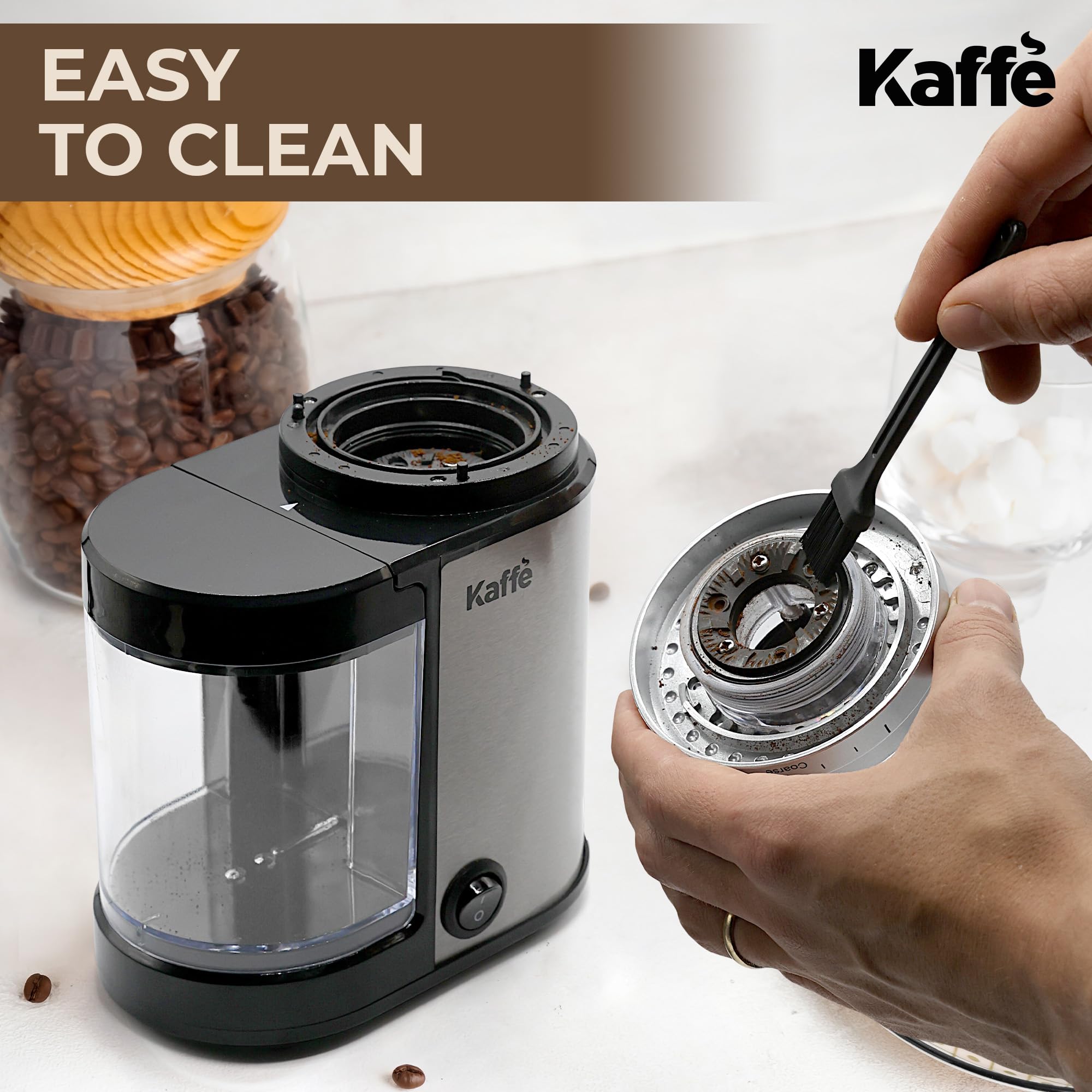 Kaffè Burr Coffee Grinder - Fresh Coffee! -5
