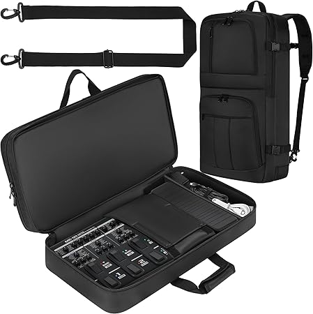 Pedal Board Case 23.2x11.4x3.7'' Compatible with Boss ME-80 / GT-1000 / GX-100 / ME-90, Guitar Multi-effects Pedalboard Carrying Bag Padded with Multi-pocket, Carry Soft Case for Guitar Pedal Board