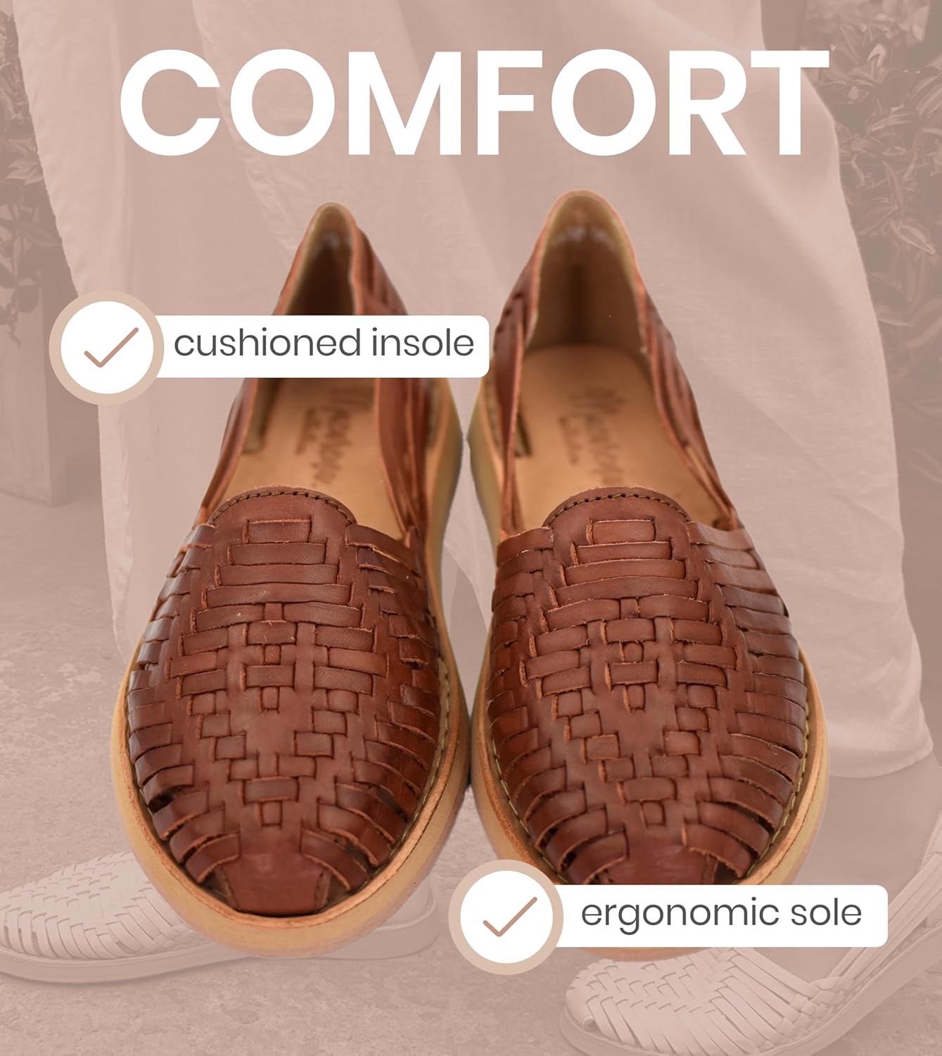 macarena huaraches pwx2 - Handcrafted Details