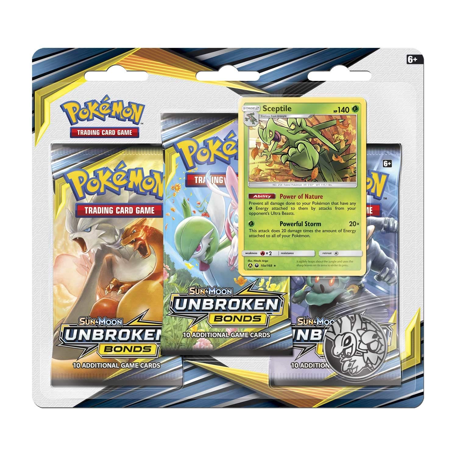 Amazon.com: Pokemon TCG: Sun & Moon Unbroken Bonds 3-Pack Blister : Toys &  Games