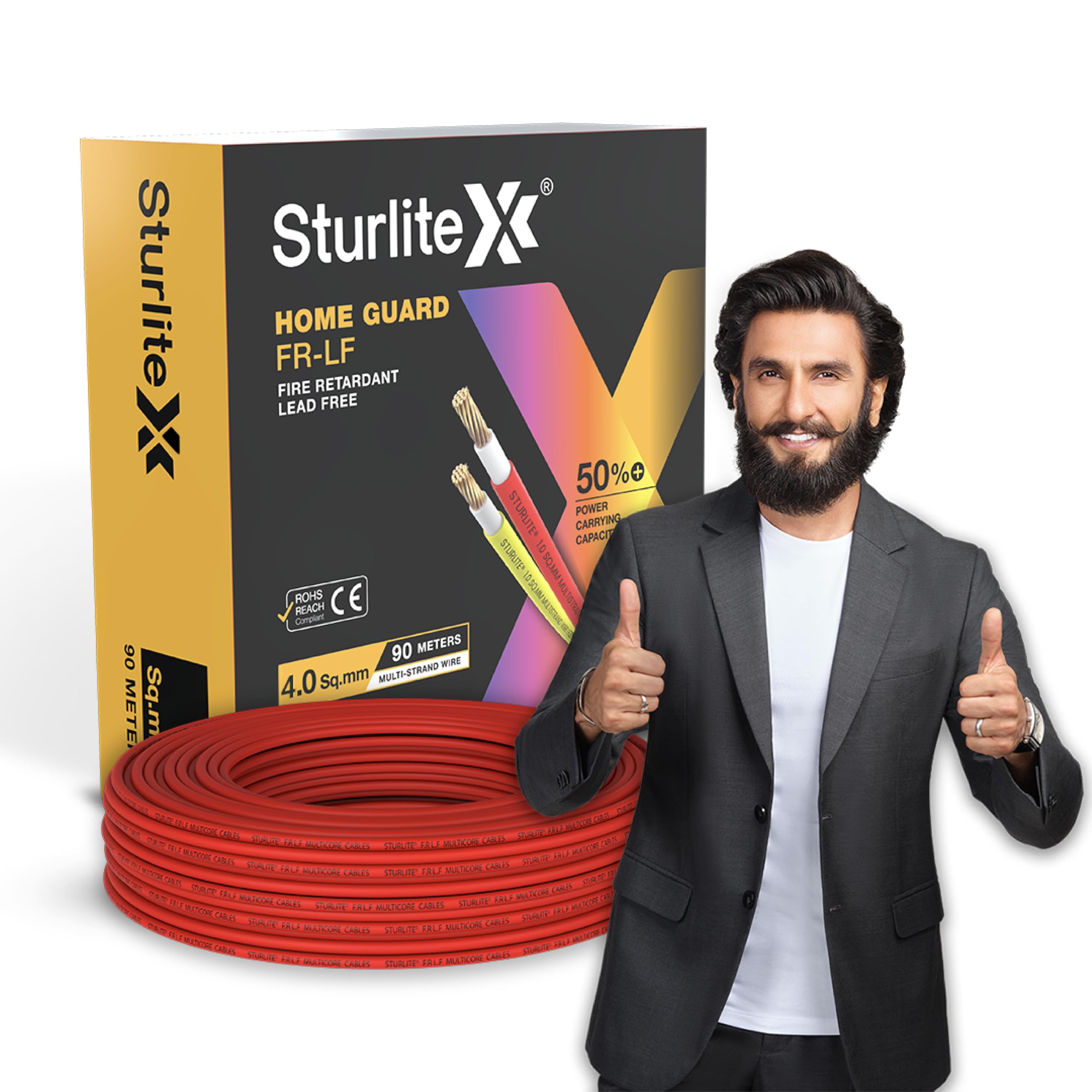 Sturlite 2.5 sq mm Copper Wire 90 Meter | ISI Marked 99.97% Pure Copper | Flexible Multistrand PVC Insulated Electric Wire | Heat Resistant, Anti Rodent & Termite | Wire for Home & Office | Black — Amazon image 18