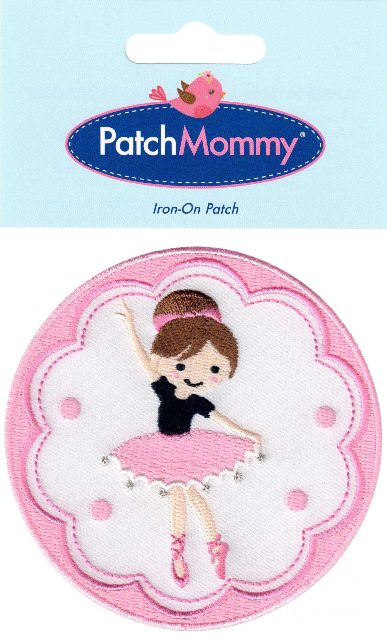 Toppa Ricamata Ballerina Termoadesiva E Da Cucire, 9x4.5cm - Applicazione Facile Su Vestiti, Jeans, Borse - DIY - 4