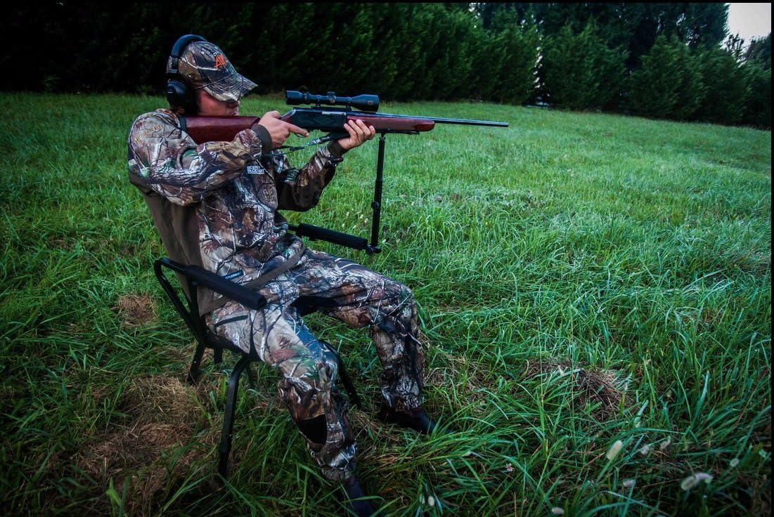 BenchMaster Shooting & Hunting Chair, Sniper Seat 360 Shooting Chair, Full 360 Rotation, Quiet & Comfortable : Hunting And Shooting Equipment : Sports & Outdoors