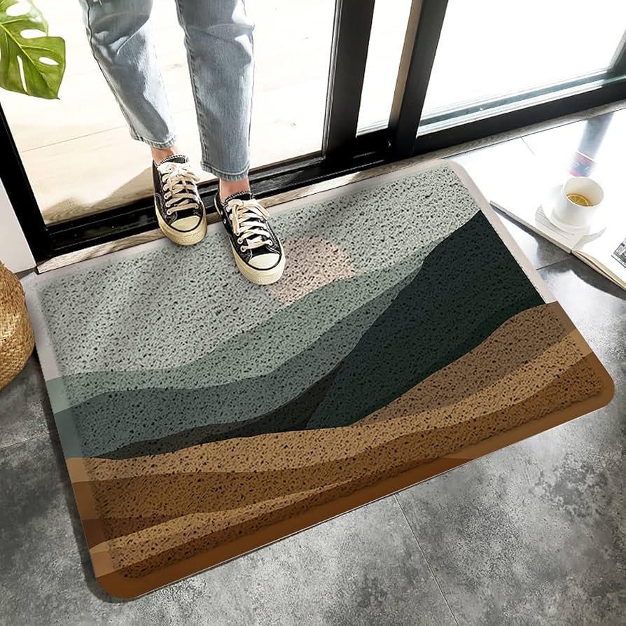 Amazon.com : Welcome Door Mat Abstract Mountain Sunset Landscape Amazon.com : Welcome Door Mat Abstract Mountain Sunset Landscape