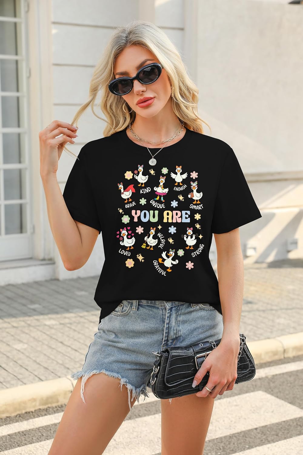 Teacher T Shirts for Women : Silly Goose Shirt Teacher You are Kind Shirt Back to School Tees Funny Top - Image 5