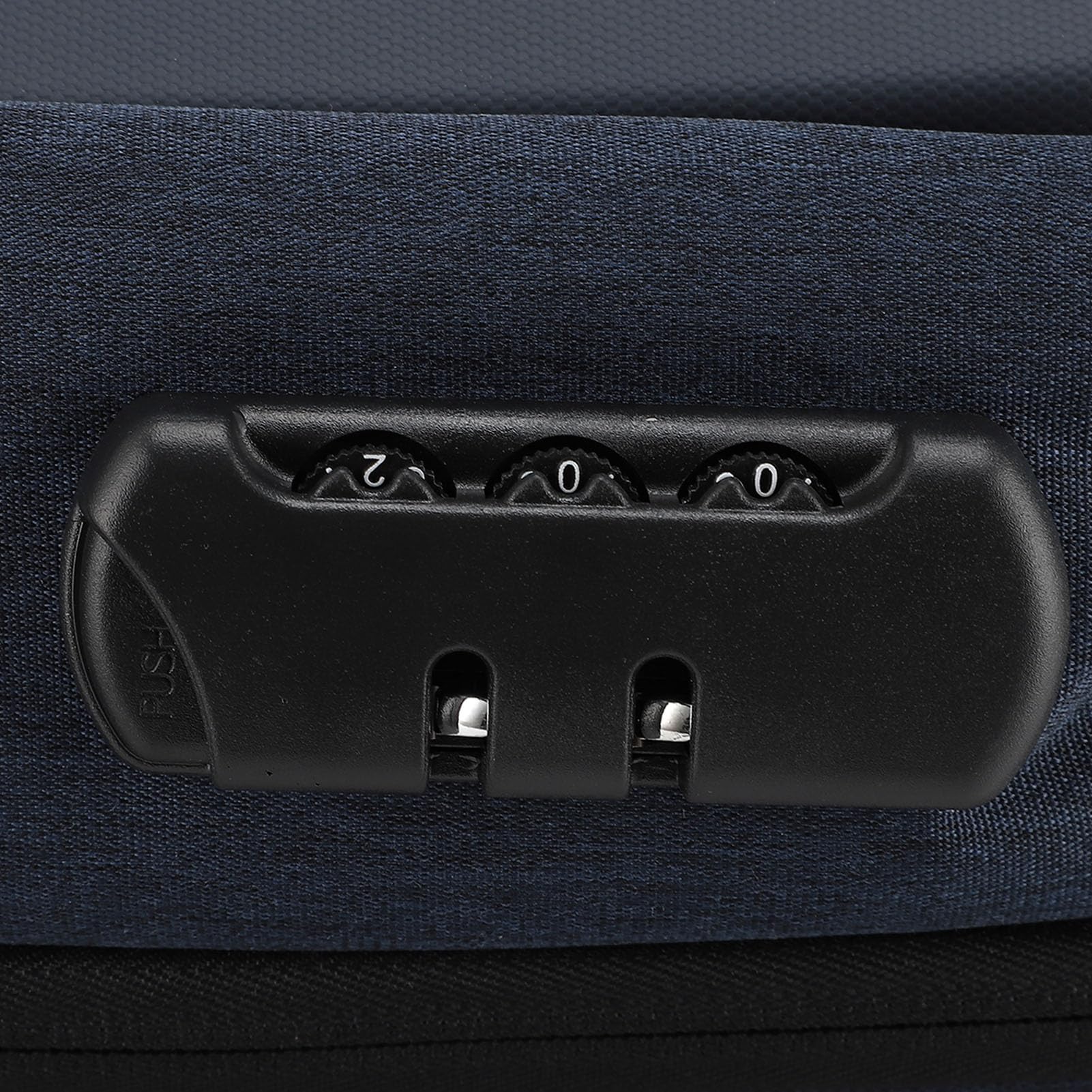 Jiawu Mini Bolsa de Viaje, Estuche de Transporte para Exteriores Mochila Satelital Impermeable con Cerradura, Bolsa de Almacenamiento de Accesorios para Platos (Blue)