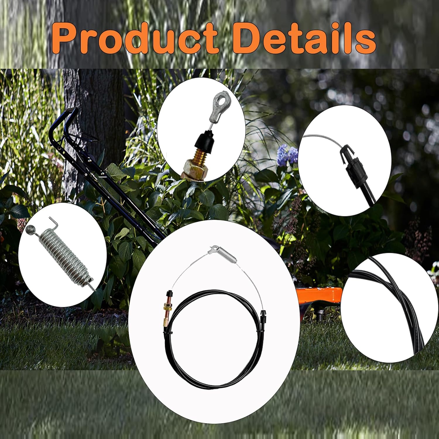 Mowers Throttle Control Cable Compatible with Ariens & Gravely String Trimmers ST622 ST522 ST22 Walk-Behind Trimmers Replace 06944500