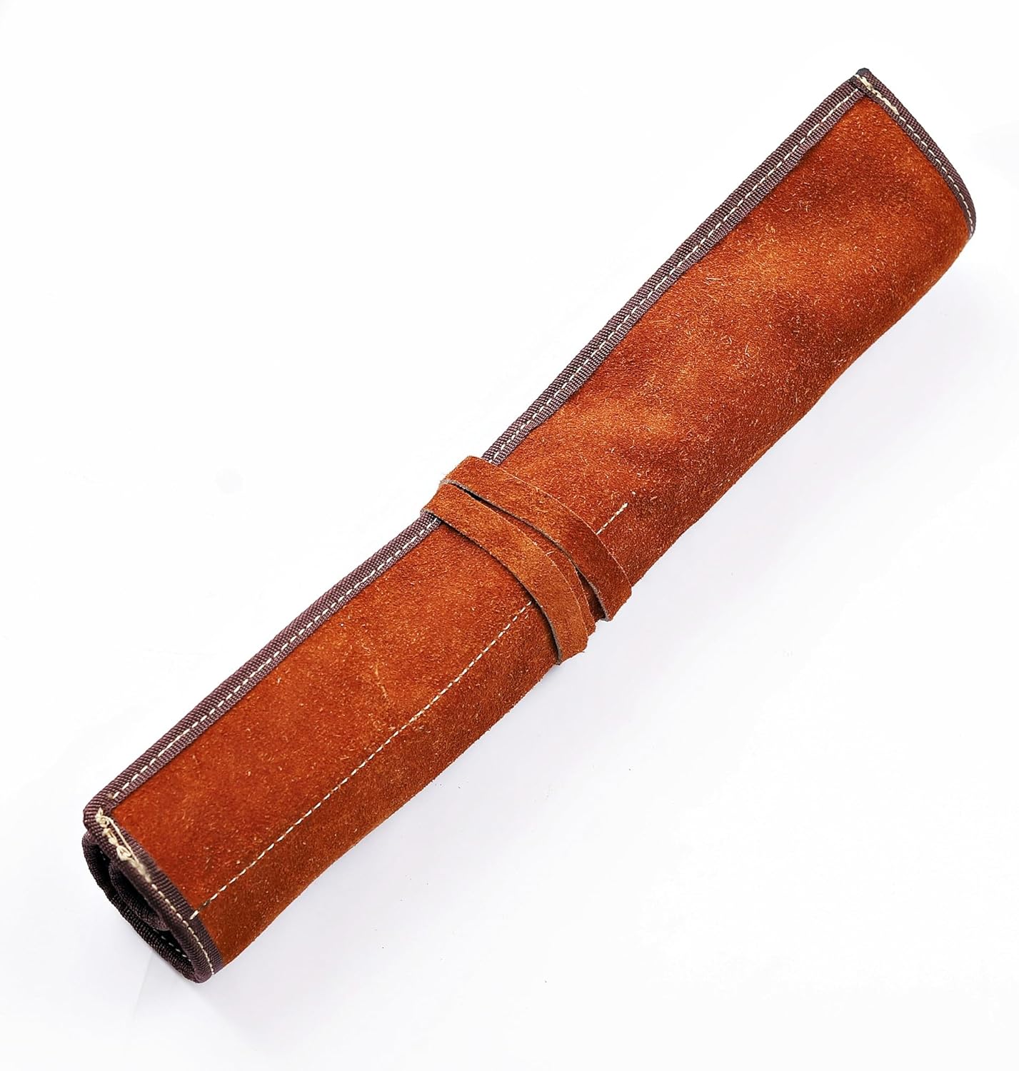 Leather Knife Roll Bag Professional Chef Knife Case Travel Storage Carrying Wrap Holder Sheath Cookware, Kitchen Carrier Protectors Sleeve Tool Gift For Chefs (4 Slots