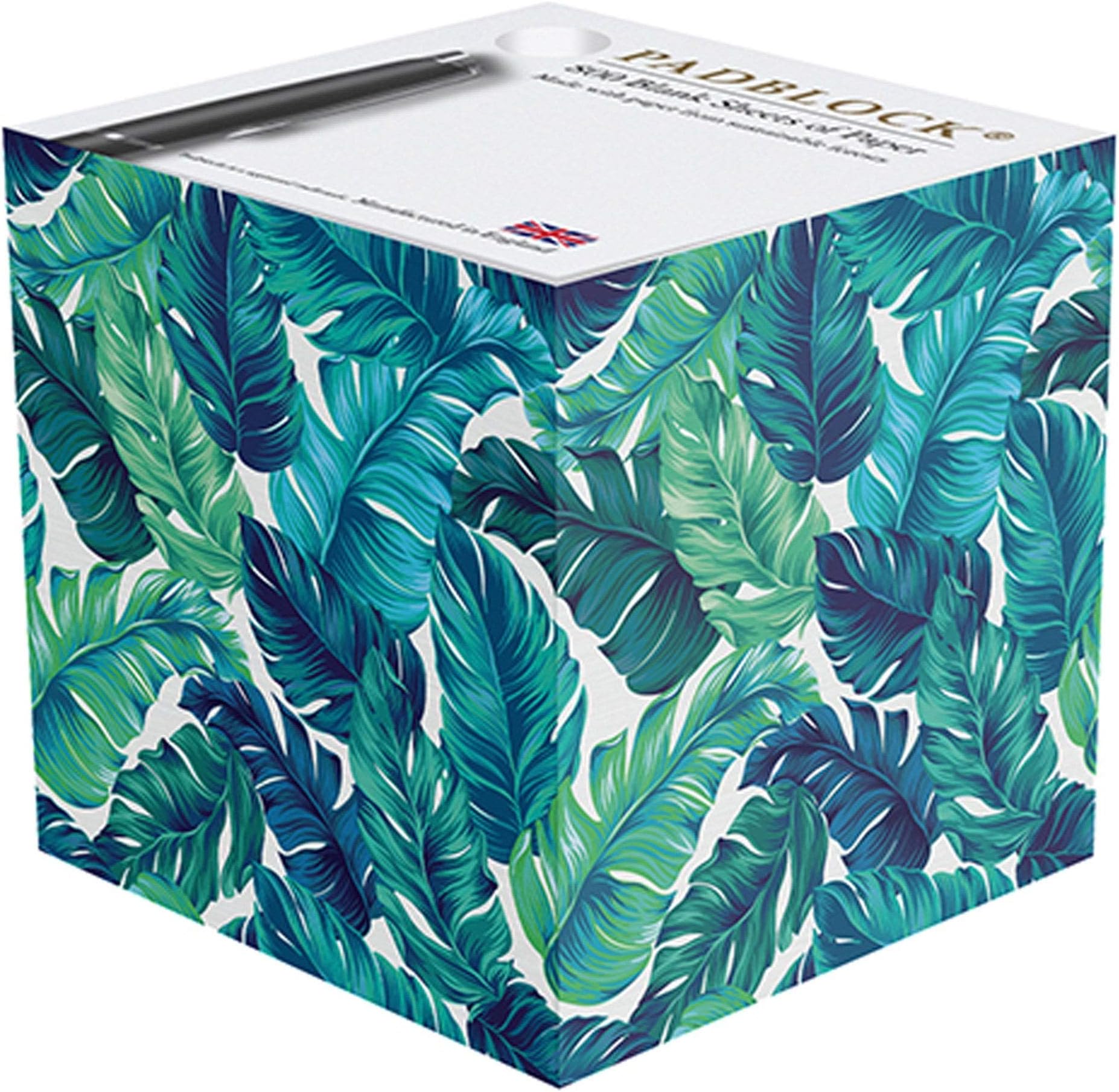 Padblock Telephone Note Cube - 800 Sheets - Tropical Calm