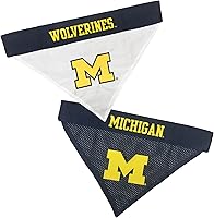 Vista 28 de Pets First Accesorios universitarios para mascotas, bandana reversible, Alabama Crimson Tide, S/M