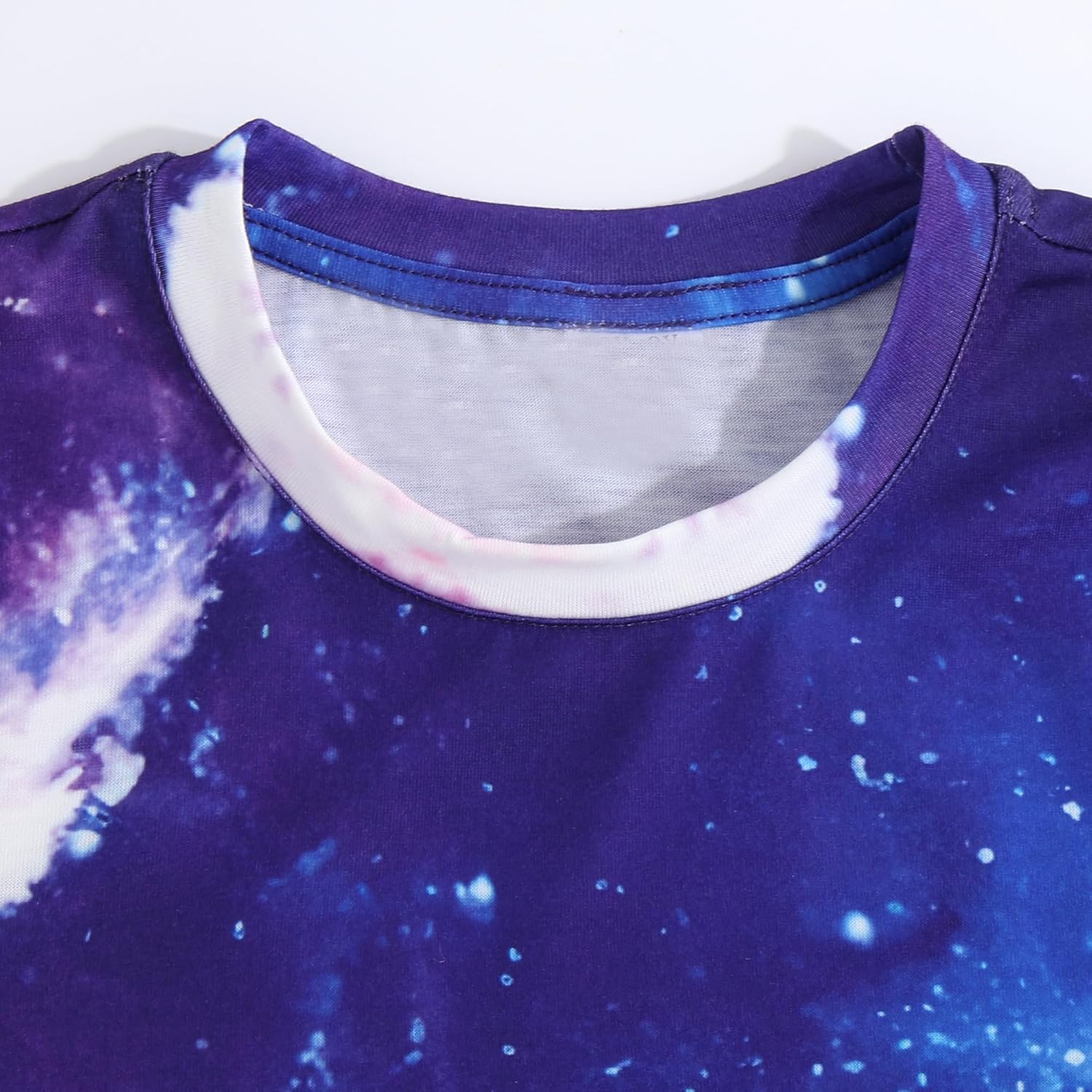 Boys Girls T-Shirts 3D Graphic Shirts Kids Neon Tie Dye Short Sleeve Glow Tees Animal Print Tees - Image 2