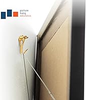 Vista 8 de PHS 100 lb Picture Hanging Hooks – Heavy Duty Picture Hangers, 10 Pack Frame Hangers with Nails, Mirror Hanging Kit, Heavy Mirror Mounting Hardware