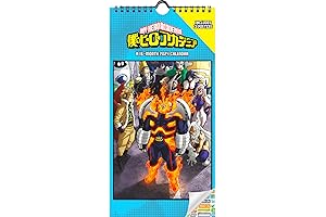 My Hero Academia Calendar 2024: Anime Gifts, Office Supplies