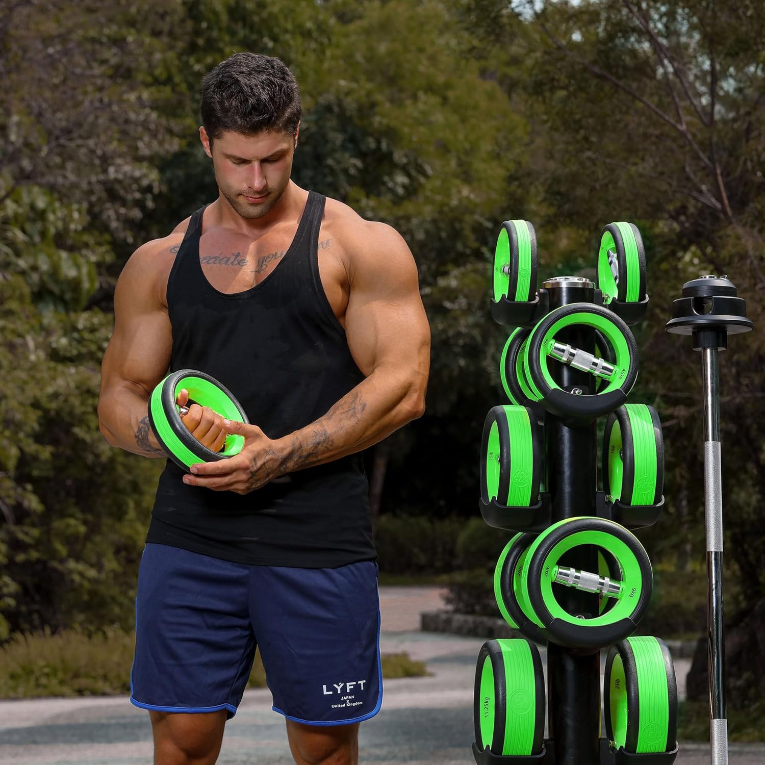 Dumbbell Weight Plates –Dual Purpose Ergonomic Fitness Equipment, Multifunctional Design for Strength Training, Full Body Workouts and Home Gym