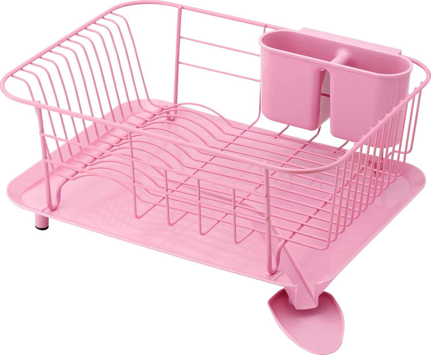 Amazon.com - RISU Dish Rack Steel Pink